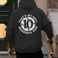 Vintage That's My Boy 10 Proud Baseball Dad Father's Day Men's Hoodie Back Print Vintage That's My Boy 10 Proud Baseball Dad Father's Day Men's Hoodie Back Print