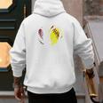 Ball Daddy Softball Baseball Dad Fathers Day Premium Men's Hoodie Back Print Ball Daddy Softball Baseball Dad Fathers Day Premium Men's Hoodie Back Print