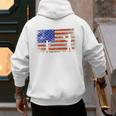Baseball Coach Baseball Dad American Flag Premium Men's Hoodie Back Print Baseball Coach Baseball Dad American Flag Premium Men's Hoodie Back Print