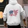 Baseball DAD American Flag Patriotic Father's Day Premium Men's Hoodie Back Print Baseball DAD American Flag Patriotic Father's Day Premium Men's Hoodie Back Print