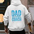 Baseball Dad Coach Father's Day Raglan Baseball Tee Men's Hoodie Back Print Baseball Dad Coach Father's Day Raglan Baseball Tee Men's Hoodie Back Print