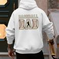 Baseball Dad Distressed Bold Stitch Graphic Sports Father Premium Men's Hoodie Back Print Baseball Dad Distressed Bold Stitch Graphic Sports Father Premium Men's Hoodie Back Print