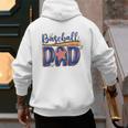 Baseball Dad Game Day Fathers Day Men's Hoodie Back Print Baseball Dad Game Day Fathers Day Men's Hoodie Back Print