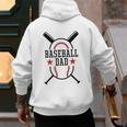 Baseball Dad Happy Fathers Day Wife Daughter Son Game Day Men's Hoodie Back Print Baseball Dad Happy Fathers Day Wife Daughter Son Game Day Men's Hoodie Back Print