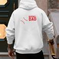 Baseball Dad Men USA American Flag Fathers Day 4th Of July Premium Men's Hoodie Back Print Baseball Dad Men USA American Flag Fathers Day 4th Of July Premium Men's Hoodie Back Print