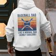 Baseball Dad Like A Normal Dad Only Cooler Men's Hoodie Back Print Baseball Dad Like A Normal Dad Only Cooler Men's Hoodie Back Print