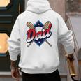 Baseball Dad Baseball Premium Men's Hoodie Back Print Baseball Dad Baseball Premium Men's Hoodie Back Print