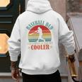 Baseball Dad Like A Regular Dad But Cooler Father's Day Premium Men's Hoodie Back Print Baseball Dad Like A Regular Dad But Cooler Father's Day Premium Men's Hoodie Back Print