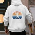 Baseball Dad Like a Regular Dad But Cooler Premium Men's Hoodie Back Print