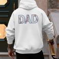 Baseball Dad Shirt For Father's Day Dads Of Baseball Players Men's Hoodie Back Print