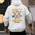 Baseball Daddy's Little Baseball Lover Kid Father's Day Men's Hoodie Back Print