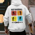 Best Baseball Dad Baseball Baseball Player Dad Saying Men's Hoodie Back Print Best Baseball Dad Baseball Baseball Player Dad Saying Men's Hoodie Back Print