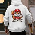 Game Day Baseball Dad Baseball Mam Father's Day Premium Men's Hoodie Back Print Game Day Baseball Dad Baseball Mam Father's Day Premium Men's Hoodie Back Print