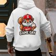 Game Day Baseball Dad Baseball Mam Father's Day Raglan Baseball Tee Men's Hoodie Back Print Game Day Baseball Dad Baseball Mam Father's Day Raglan Baseball Tee Men's Hoodie Back Print
