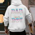Ice Cream Baseball Dad Birthday Boy Drip Bat Sweet Baseball Premium Men's Hoodie Back Print