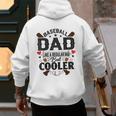 Men Baseball Dad Like a Regular Dad But Cooler Men's Hoodie Back Print