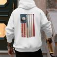 Patriotic USA Flag American Baseball Dad 4th Of July Men's Hoodie Back Print Patriotic USA Flag American Baseball Dad 4th Of July Men's Hoodie Back Print