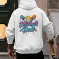 Retro Baseball Dad Dripping Ice Cream Father's Day Men's Hoodie Back Print Retro Baseball Dad Dripping Ice Cream Father's Day Men's Hoodie Back Print
