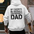 Retro Baseball Dad My Favorite Baseball Player Calls Me Dad Men's Hoodie Back Print Retro Baseball Dad My Favorite Baseball Player Calls Me Dad Men's Hoodie Back Print