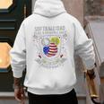 Softball Dad Like A Baseball Dad 4th Of July USA Retro Flag Premium Men's Hoodie Back Print Softball Dad Like A Baseball Dad 4th Of July USA Retro Flag Premium Men's Hoodie Back Print
