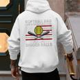 Softball Dad Like a Baseball Dad But Bigger Balls Father Day Premium Men's Hoodie Back Print Softball Dad Like a Baseball Dad But Bigger Balls Father Day Premium Men's Hoodie Back Print