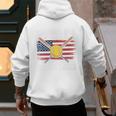 Softball Dad Like A Baseball Dad With Bigger Balls Sport Dad Premium Men's Hoodie Back Print Softball Dad Like A Baseball Dad With Bigger Balls Sport Dad Premium Men's Hoodie Back Print