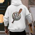 Vintage 1 Baseball Dad Daddy Father's Day Son And Daughter Men's Hoodie Back Print Vintage 1 Baseball Dad Daddy Father's Day Son And Daughter Men's Hoodie Back Print