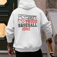 Vintage One Proud Baseball Dad Sporty Humor Men's Hoodie Back Print Vintage One Proud Baseball Dad Sporty Humor Men's Hoodie Back Print