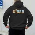 1 Dad Baseball Ice Cream Drip Fathers Day Baseball Daddy Men's Hoodie Back Print 1 Dad Baseball Ice Cream Drip Fathers Day Baseball Daddy Men's Hoodie Back Print