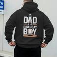 Baseball Dad Of The Birthday Boy Sports Theme Men's Hoodie Back Print