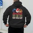 Baseball Dad Camo Father's Day Baseball Stuff Men Men's Hoodie Back Print Baseball Dad Camo Father's Day Baseball Stuff Men Men's Hoodie Back Print