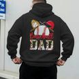 Baseball Dad Camo Husband Fathers Day Player Coach Dad Son Men's Hoodie Back Print