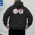 Baseball Dad Coach Men Baseball OG Old School Baller Men's Hoodie Back Print Baseball Dad Coach Men Baseball OG Old School Baller Men's Hoodie Back Print