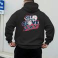 Baseball Dad Coach Training Saying Get Your Glove Down Men's Hoodie Back Print Baseball Dad Coach Training Saying Get Your Glove Down Men's Hoodie Back Print