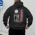 Baseball Dad Father And Son Baseball Love Men's Hoodie Back Print Baseball Dad Father And Son Baseball Love Men's Hoodie Back Print