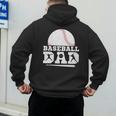 Baseball Dad Father Sport Fan Men's Hoodie Back Print Baseball Dad Father Sport Fan Men's Hoodie Back Print
