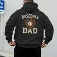 Baseball Dad Fathers Day American USA Flag Men Boys Kids Men's Hoodie Back Print Baseball Dad Fathers Day American USA Flag Men Boys Kids Men's Hoodie Back Print