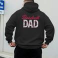 Baseball Dad For Father's Day Dad Daddy Baseball Lover Men's Hoodie Back Print Baseball Dad For Father's Day Dad Daddy Baseball Lover Men's Hoodie Back Print