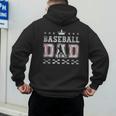 Baseball Dad Father's Day Baseball Father Retro Vintage Men's Hoodie Back Print Baseball Dad Father's Day Baseball Father Retro Vintage Men's Hoodie Back Print