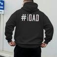 Baseball Dad Father's Day Baseball Player Fan Daddy Papa Men's Hoodie Back Print Baseball Dad Father's Day Baseball Player Fan Daddy Papa Men's Hoodie Back Print