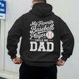 Baseball Dad My Favorite Baseball Player Calls Me Dad Men's Hoodie Back Print