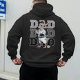Baseball Dad Goose Sports Lover Father's Day Tee Men's Hoodie Back Print