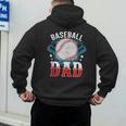 Baseball Dad Happy Fathers Day Dad Daddy Baseball Lover Men's Hoodie Back Print Baseball Dad Happy Fathers Day Dad Daddy Baseball Lover Men's Hoodie Back Print