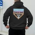 Baseball Dad Ice Cream Drip Fathers Day Men's Hoodie Back Print Baseball Dad Ice Cream Drip Fathers Day Men's Hoodie Back Print