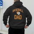 Baseball Dad Men Men's Hoodie Back Print
