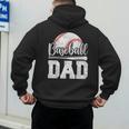 Baseball Dad Baseball Player Game Day Father's Day Men's Hoodie Back Print Baseball Dad Baseball Player Game Day Father's Day Men's Hoodie Back Print