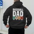 Baseball Dad Proud Little Slugger Father Humor Men's Hoodie Back Print Baseball Dad Proud Little Slugger Father Humor Men's Hoodie Back Print