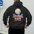 Baseball Dad Quote Father's Day Sports Men's Hoodie Back Print Baseball Dad Quote Father's Day Sports Men's Hoodie Back Print