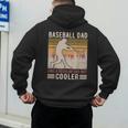 Baseball Dad Like Regular But Cooler Coach Player Fans Men's Hoodie Back Print