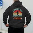 Baseball Dad Like A Regular Dad But Cooler Father's Day Men's Hoodie Back Print Baseball Dad Like A Regular Dad But Cooler Father's Day Men's Hoodie Back Print